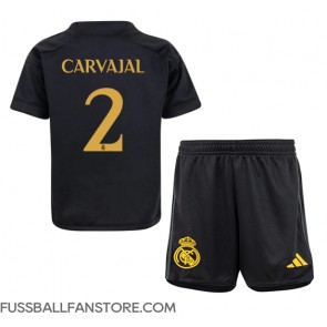 Real Madrid Daniel Carvajal #2 Replik 3rd trikot Kinder 2023-24 Kurzarm (+ Kurze Hosen)